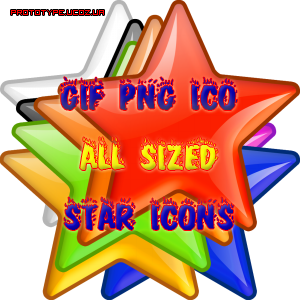 Colorful Star Icons